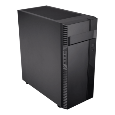 Precision PS14-E, No PSU, ATX, Black, Mid Tower Case