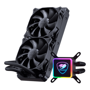 AQUA 280, RGB w/ Remote Control, 280mm Radiator, Liquid Cooling System