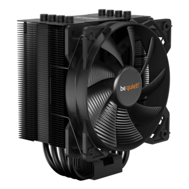 Pure Rock 2 Black, 155mm Height, 150W TDP, Copper/Aluminum CPU Cooler