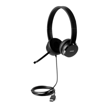 100 Stereo 4XD0X88524, Wired, Black, Headset