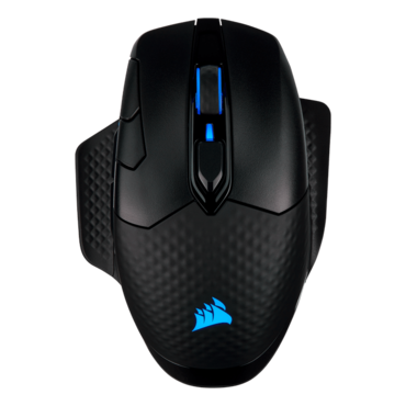 DARK CORE RGB PRO, 9 RGB Zones, 18000-dpi, Wired/Bluetooth/Wireless, Black, Optical Gaming Mouse
