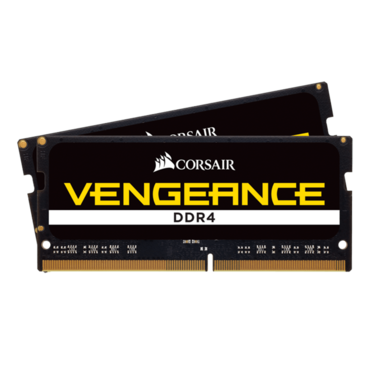 64GB Kit (2 x 32GB) VENGEANCE® DDR4 2666MHz, CL18, Black, SO-DIMM Memory