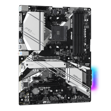 B550 Pro4, AMD B550 Chipset, AM4, HDMI, ATX Motherboard