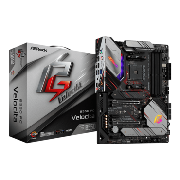 B550 PG Velocita, AMD B550 Chipset, AM4, HDMI, ATX Motherboard