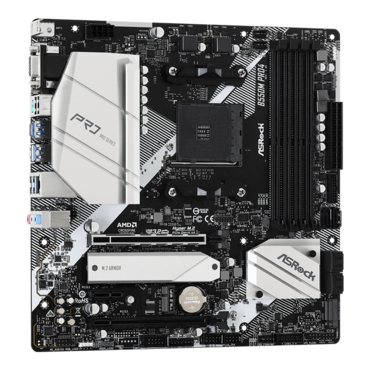 B550M Pro4, AMD B550 Chipset, AM4, DP, microATX Motherboard
