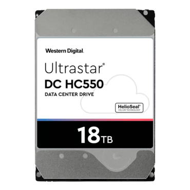 18TB Ultrastar DC HC550 WUH721818ALE6L4, 7200 RPM, SATA 6Gb/s, 512e/4Kn, 512MB cache, SIE, 3.5&quot; HDD