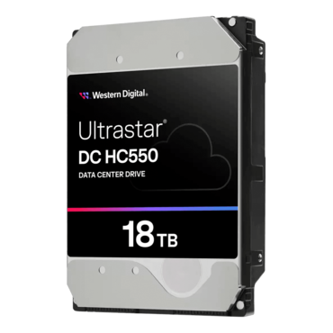 18TB Ultrastar DC HC550 WUH721818AL5205, 7200 RPM, SAS 12Gb/s, 512e/4Kn, 512MB cache, SED FIPS, TCG Enterprise SSC, 3.5" HDD