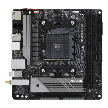 B550M-ITX/ac, AMD B550 Chipset, AM4, DP, Mini-ITX Motherboard