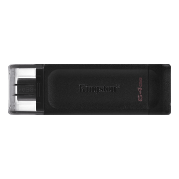 DataTraveler 70, 64GB, USB Type-C 3.2 Gen 1, Black, Flash Drive