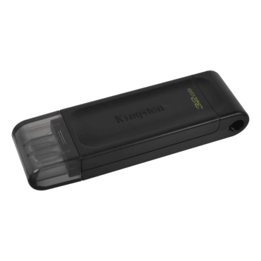 DataTraveler 70, 32GB, USB Type-C 3.2 Gen 1, Black, Flash Drive