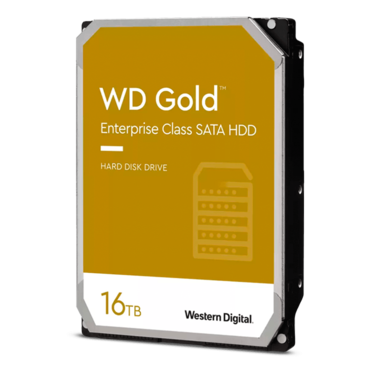 16TB Gold WD161KRYZ, 7200 RPM, SATA 6Gb/s, 512e, 512MB cache, 3.5&quot; HDD	
