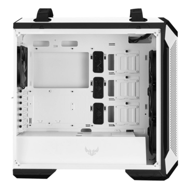 TUF Gaming GT501 White, Tempered Glass, No PSU, E-ATX, White/Black Mid Tower Case