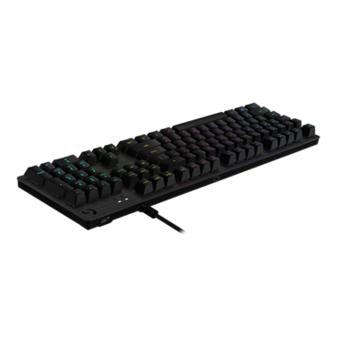 G512, Per Key RGB, GX Brown, Wired, Carbon, Mechanical Gaming Keyboard