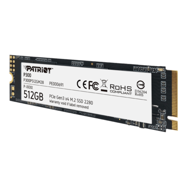 512GB P300, 1700 / 1200 MB/s, 3D TLC NAND, PCIe NVMe 3.0 x4, M.2 2280 SSD