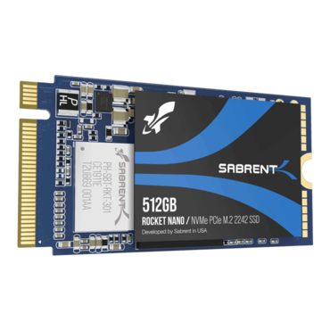 512GB Rocket, 1700 / 1550 MB/s, 3D TLC NAND, PCIe NVMe 3.1 x4, M.2 2242 SSD