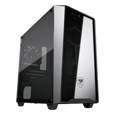 MG120-G Tempered Glass, No PSU, microATX, Black, Mini Tower Case