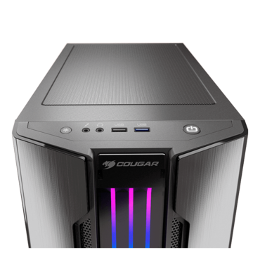 Gemini M, Tempered Glass, No PSU, microATX, Iron Grey, Mini Tower Case