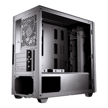 Gemini M, Tempered Glass, No PSU, microATX, Iron Grey, Mini Tower Case