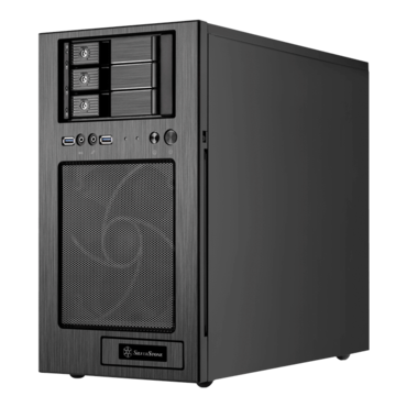 CS330, 3 x 3.5&quot; Hotswap Bay, No PSU, microATX, Black, Desktop Chassis