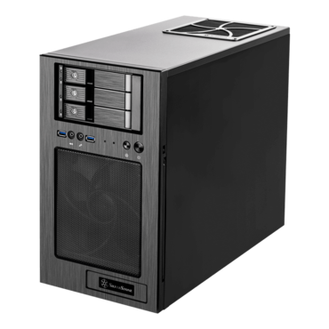 CS330, 3 x 3.5&quot; Hotswap Bay, No PSU, microATX, Black, Desktop Chassis