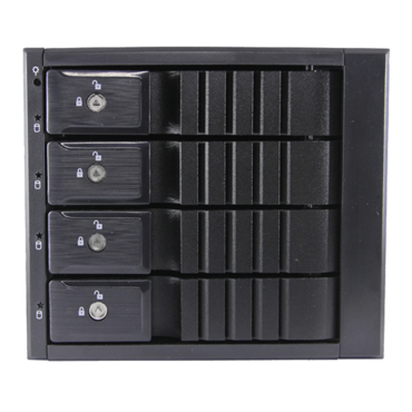 BPN-SEA340HD, Trayless 3x 5.25&quot; to 4x 3.5&quot;, SAS/SATA 12Gb/s, HDD, Black Hot-swap Rack