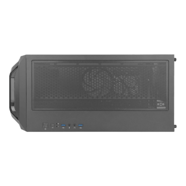 DF600 FLUX, Tempered Glass, No PSU, ATX, Black, Mid Tower Case