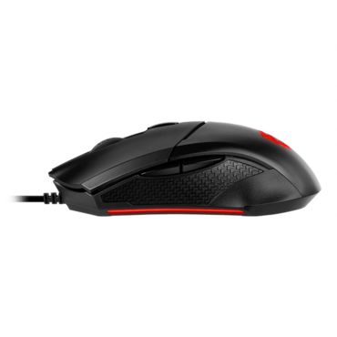 Clutch GM08, Red, 4200-dpi, Wired, Black, Optical Gaming Mouse