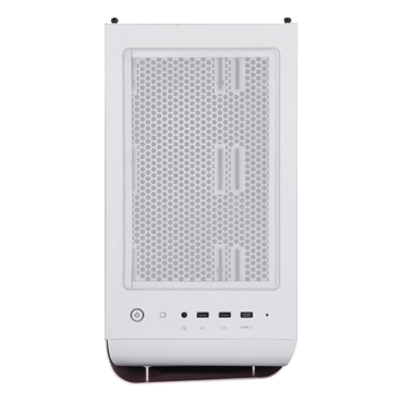 SETA A1, Tempered Glass, No PSU, ATX, Rose Gold/White, Mid Tower Case