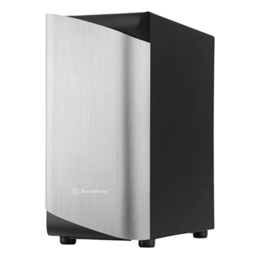 SETA A1, Tempered Glass, No PSU, ATX, Silver/Black, Mid Tower Case