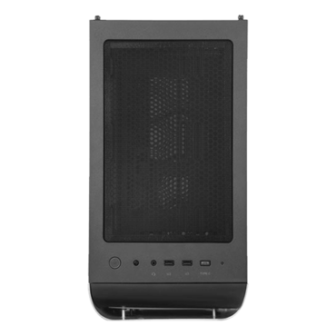 SETA A1 Tempered Glass, No PSU, ATX, Titanium/Black, Mid Tower Case