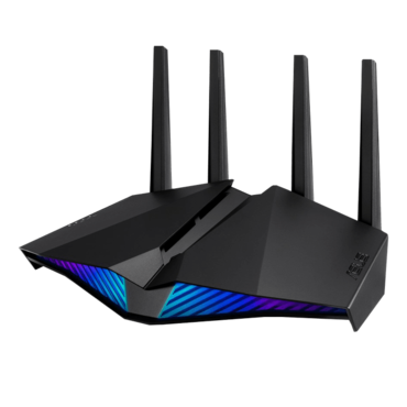 RT-AX82U, IEEE 802.11ax, Dual-Band 2.4 / 5GHz, 574 / 4804 Mbps, 4xRJ45, USB 3.1, Wireless Router