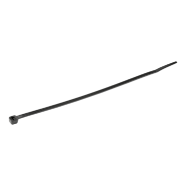 CBMZT8B, 8"(20cm) Cable Ties - 1/8"(4mm) wide, 100 Pack - Black