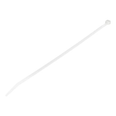 CBMZT10N, 10&quot;(25cm) Cable Ties - 1/8&quot;(4mm) wide, 100 Pack - White