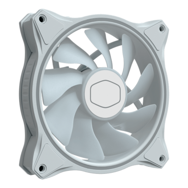 MasterFan MF120 Halo White 120mm, ARGB LEDs, 1800 RPM, 47.2 CFM, 30 dBA, Cooling Fan