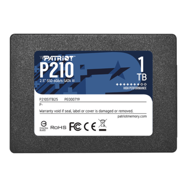 1TB P210 7mm, 520 / 430 MB/s, 3D NAND, SATA 6Gb/s, 2.5&quot; SSD