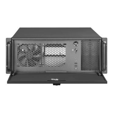 RM42-502, 2x 5.25", 1x 2.5" Drive Bays, No PSU, SSI-EEB, Black, 4U Chassis