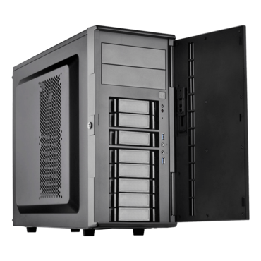 CS380, No PSU, ATX, Black, Mid Tower Case