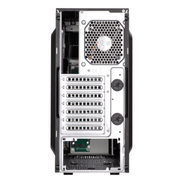 CS380, No PSU, ATX, Black, Mid Tower Case