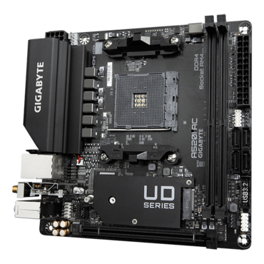 A520I AC, AMD A520 Chipset, AM4, DP, Mini-ITX Motherboard