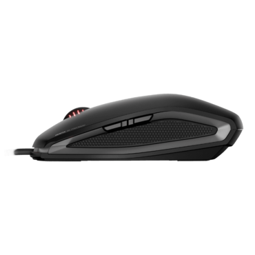 GENTIX 4K, 3600-dpi, Wired, Black, Optical Ergonomic Mouse