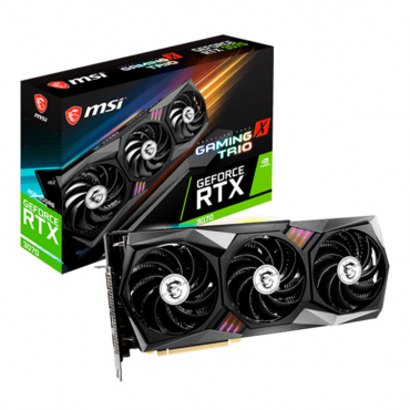 GeForce RTX™ 3070 GAMING X TRIO, 1500 - 1830MHz, 8GB GDDR6, Graphics Card
