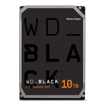 10TB Black WD101FZBX, 7200 RPM, SATA 6Gb/s, 256MB cache, 3.5" HDD