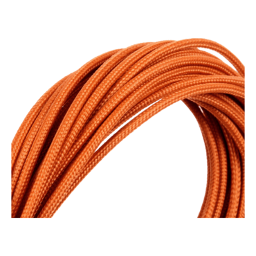 4+4-pin EPS Orange, AX1500i/AX1200i/AX860i/AX760i/HXi/RM (Yellow Label), Custom Sleeved Cable