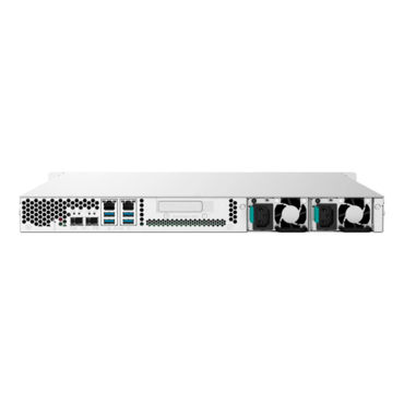 TS-432PXU-RP-2G, 4-bay 1U NAS Server, Alpine AL324, 4-core 1.7GHz processor, 16GB DDR4 RAM (2GB pre-installed), SATA 6Gb/s, 2.5GbLAN / 2, 10GbLAN / 2, Type-A USB 3.2 Gen 1 / 4, 250W Rdt PSU