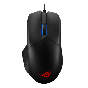 ROG Chakram Core, 2 RGB Zones, 16000-dpi, Wired, Black, Optical Gaming Mouse