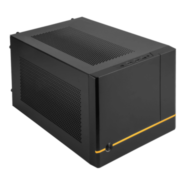 Sugo SG14B, No PSU, Mini-ITX, Black, Mini Cube Case