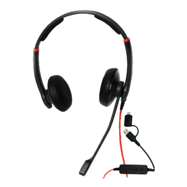 AlphaTalk (AT1000HS-G), Wired, Black, Headset - TAA Compliant