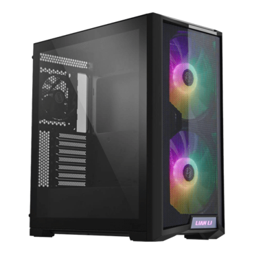 LANCOOL 215 X, Tempered Glass, No PSU, E-ATX, Black, Mid Tower Case