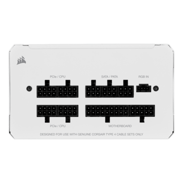 CX750F RGB White, 80 PLUS Bronze 750W, Fully Modular, ATX Power Supply