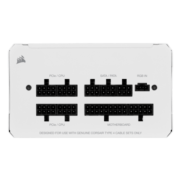 CX650F RGB White, 80 PLUS Bronze 650W, Fully Modular, ATX Power Supply